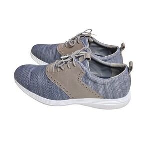 Mens Sz 12 M Cole Haan C31346 Grand Tour Knit Oxfords Gray Sneakers Shoes
